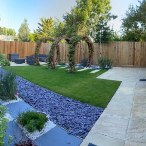 Garden view.