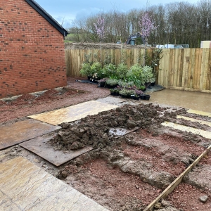 Foxglove Lane Underway 4. Soft landscaping prep