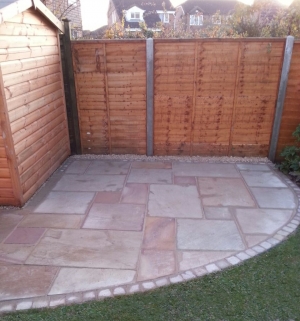 curved patio